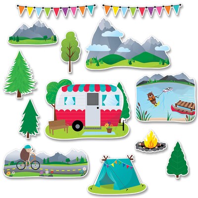 Creative Teaching Press Woodland Friends Woodland Fun Bulletin Board, 13 pieces (CTP8690)