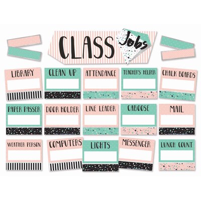 EUREKA Simply Sassy - Class Jobs Mini Bulletin Board Set (EU-847092)