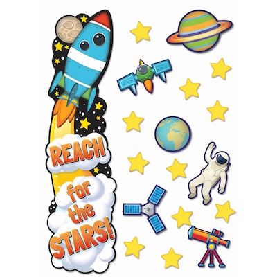 Eureka Outer Space All-In-One Door Decor Kit, 31/Pack (EU-849316)