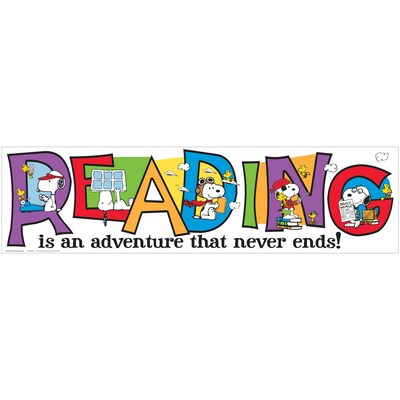 Eureka Peanuts Reading Banner (EU-849319)