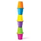 Fat Brain Toys Suction Kupz, Assorted Colors, 6/Set (FBT183)