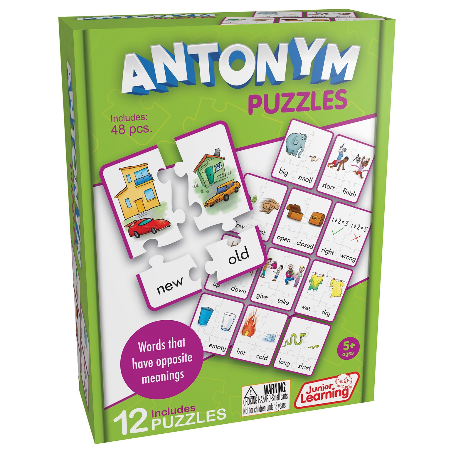 Junior Learning 48-Piece Antonym Puzzles (JRL242)