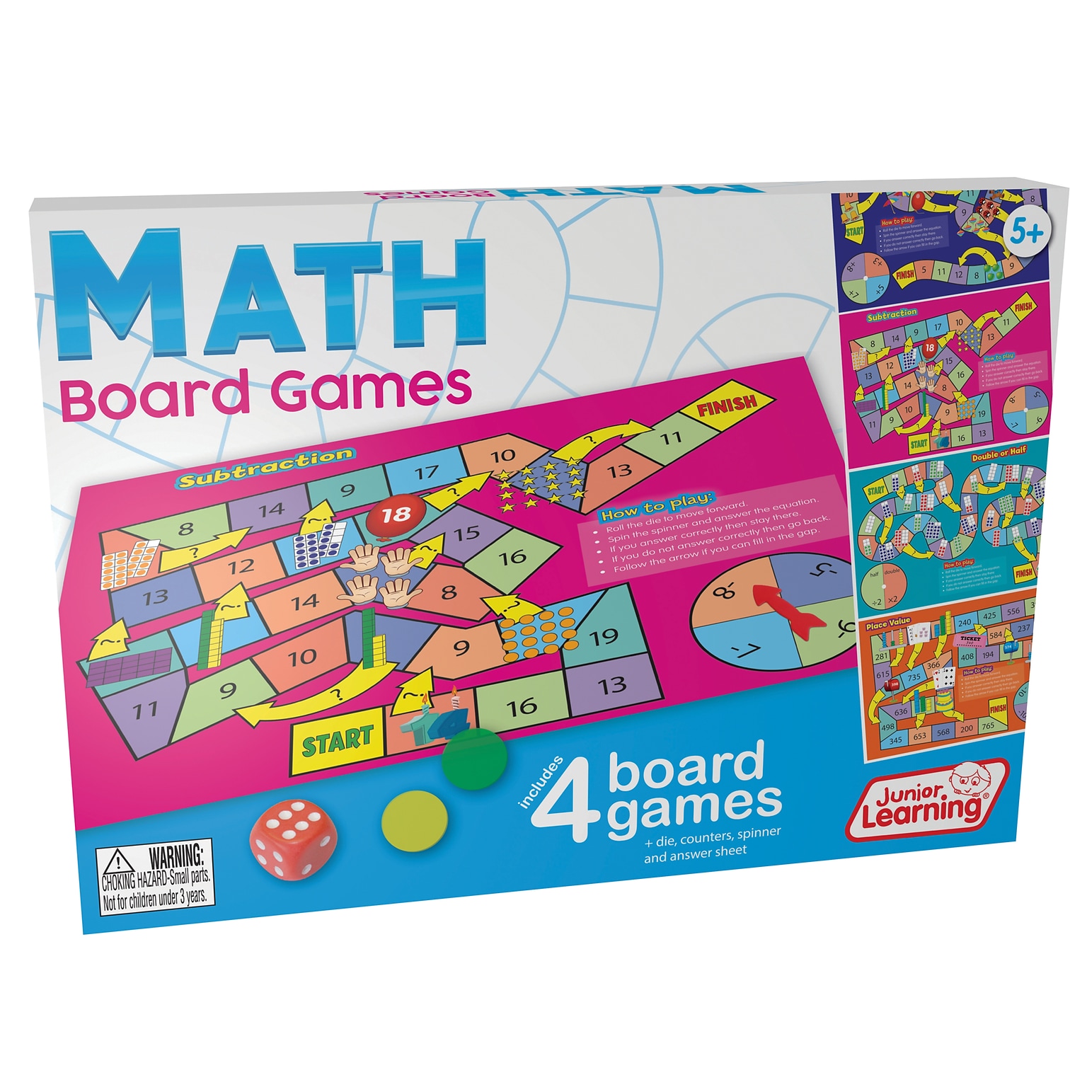 Junior Learning Math Board Games, Language Arts (JRL425)