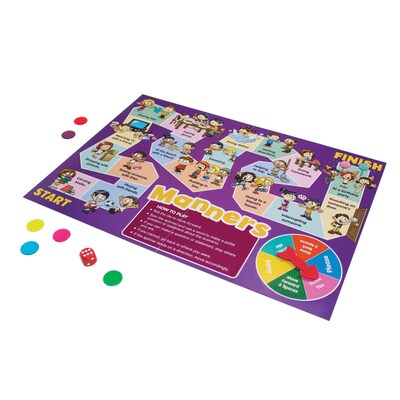 Junior Learning 4 Social Skills Board Games, Early Education Development, Ages 5+ years (JRL426)