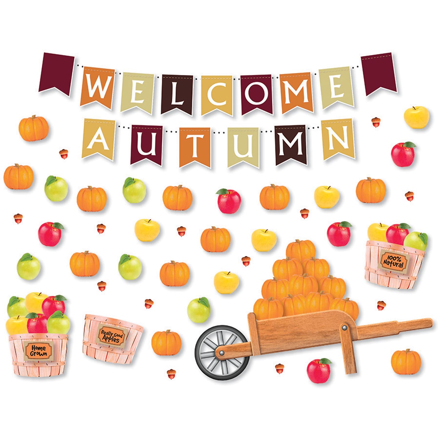 North Star Teacher Resources Welcome Autumn Bulletin Board Set, 105/Set (NST3500)