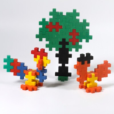Plus-Plus Plastic Open Play Big Set, 600 Pieces (PLL03231)
