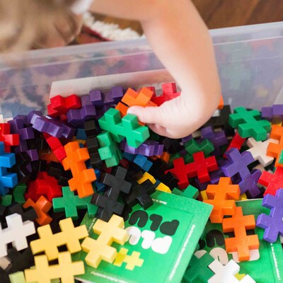 Plus-Plus Plastic Open Play Big Set, 600 Pieces (PLL03231)