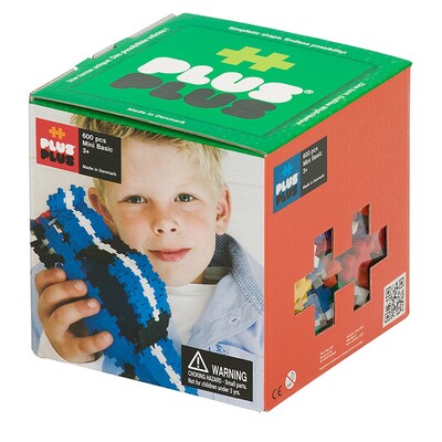 Plus-Plus Plastic Open Play Set, Basic, 600 pieces (PLL03310)
