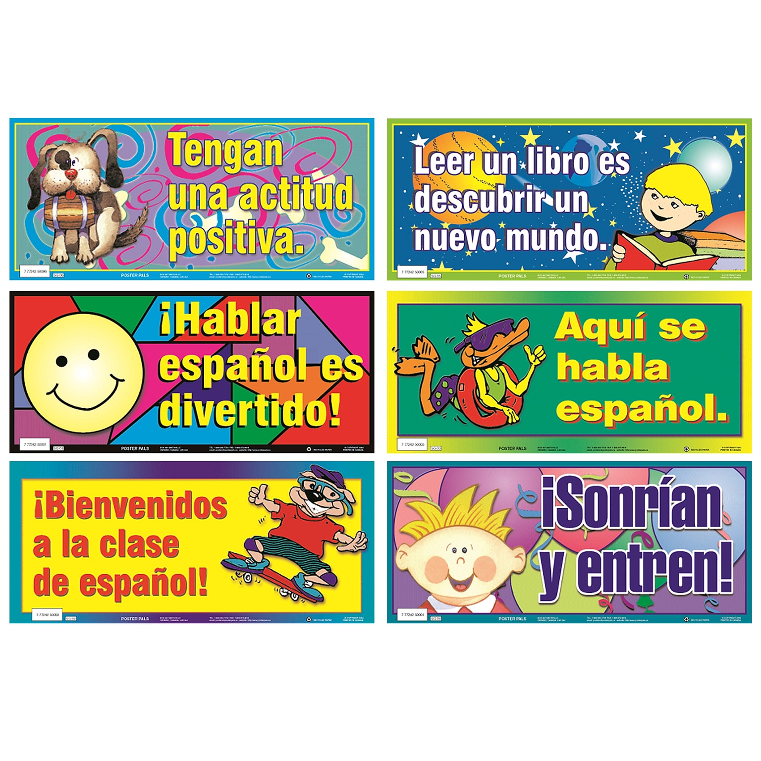 Poster Pals Spanish Variety Poster Set (PSZSN7)