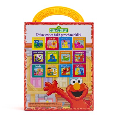 My First Library Sesame Street, 12 Books by Phoenix International Kids, Hardcover (9781412705158)