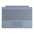 Microsoft Surface Pro Signature Type Cover Keyboard with Trackpad for Surface Pro (Mid 2017), 3, 4, 6, 7, Ice Blue (FFP-00121)