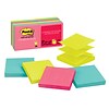Post-it® Pop-up Notes, 3 x 3 Cape Town Collection, 90 Sheets/Pad, 12 Pads/Pack (R330-12AN)