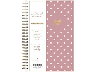 2020-2021 Blue Sky 5.88 x 8.13 Planner, Plum Pretty Sugar, Rust Dot (120542)