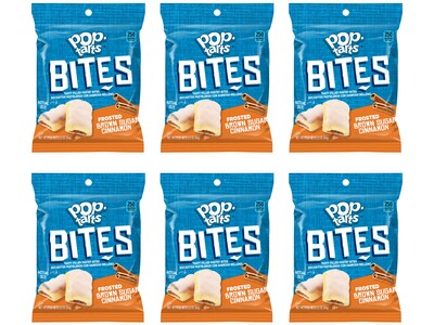Pop Tarts Bites Cookies, Frosted Brown Sugar/Cinnamon, 2.2 Oz., 6/Box (3800020311)
