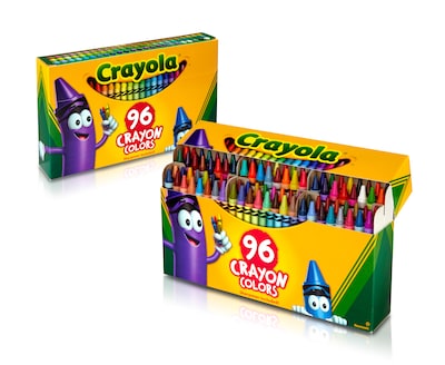 2 Pack of Crayons with Crayon Sharpener, Crayons 16 Count