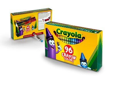 Crayons, 64 Crayons Per Box, Classic Colors, Built In Sharpener, Crayons  For Kids, School Crayons, Assorted Colors - 1 Box