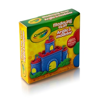 Crayola Modeling Clay Sticks, 4 oz., Assorted Colors, 4/Box (57-0300)