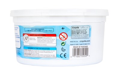 Crayola Air-Dry Clay, White - 2.5 lb tub