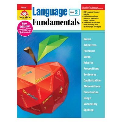 Evan-Moor Language Fundamentals Gr2 Common Core Edition, Ages 7-8 (EMC2882)