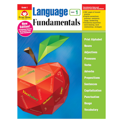 Evan-Moor Language Fundamentals Gr1 Common Core Edition, Ages 6-7 (EMC2881)