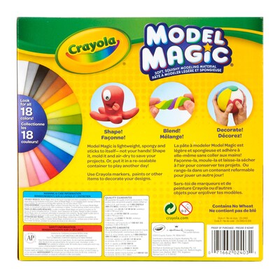 Crayola Model Magic Modeling Compound, 1 oz Each Packet, White, 6 lbs. 13 oz (CYO236001)