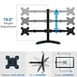 Mount-It! Dual Monitor Stand for 19"-32" Screens (MI-2781B)