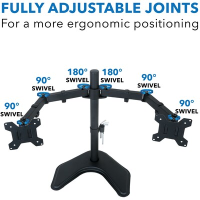 Mount-It! Dual Monitor Stand for 19"-32" Screens (MI-2781B)