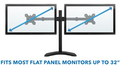 Mount-It! Dual Monitor Stand for 19"-32" Screens (MI-2781B)