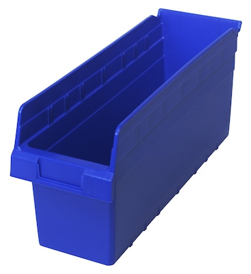 Quantum Storage Store More 6 Shelf Bin, Blue (QSB204BL)