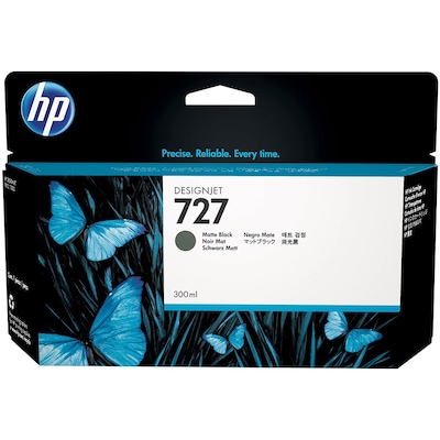 HP 727 Black Matte High Yield Ink Cartridge (C1Q12A)