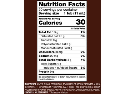 Coffee mate Snickers Liquid Creamer, 0.37 oz., 50/Box (61425)