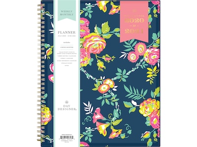 2020-2021 Blue Sky 9.25 x 11.13 Planner, Day Designer, Peyton Navy (107924-A21)