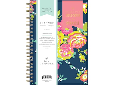 2020-2021 Blue Sky 5.88 x 8.13 Planner, Day Designer, Peyton Navy (107927-A21)