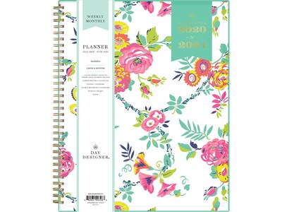 2020-2021 Blue Sky 9.25 x 11.13 Planner, Day Designer, Peyton White (107925-A21)