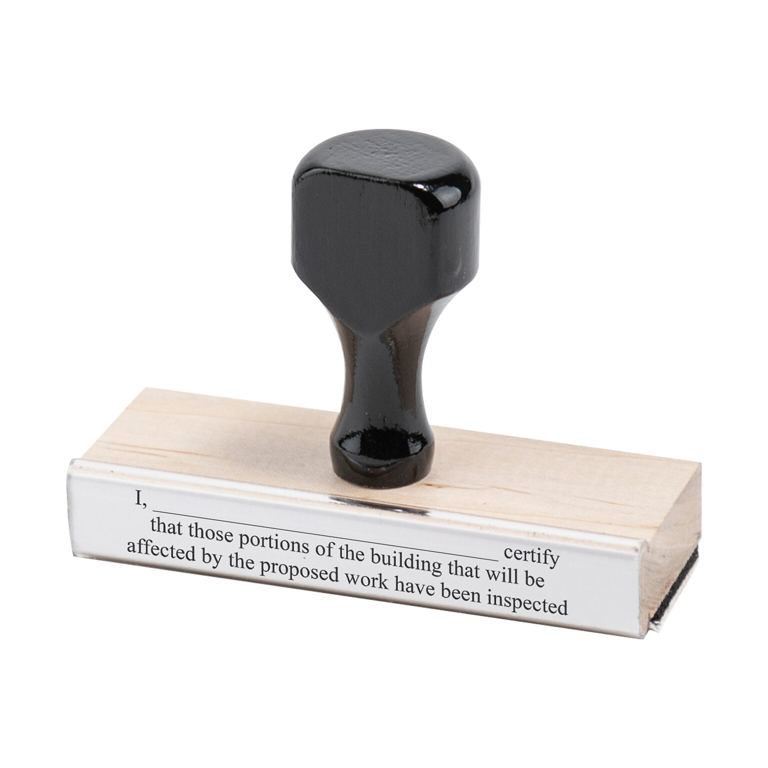 Custom Traditional Rubber Stamp RF73, 1 x 4