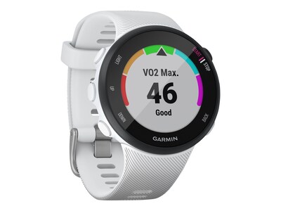 Garmin Forerunner 45S Running Watch, White (010-02156-00)