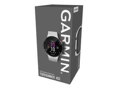 Garmin Forerunner 45S Running Watch, White (010-02156-00)
