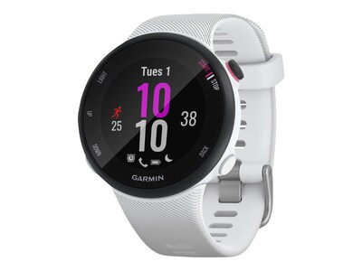 Garmin Forerunner 45S Running Watch, White (010-02156-00)