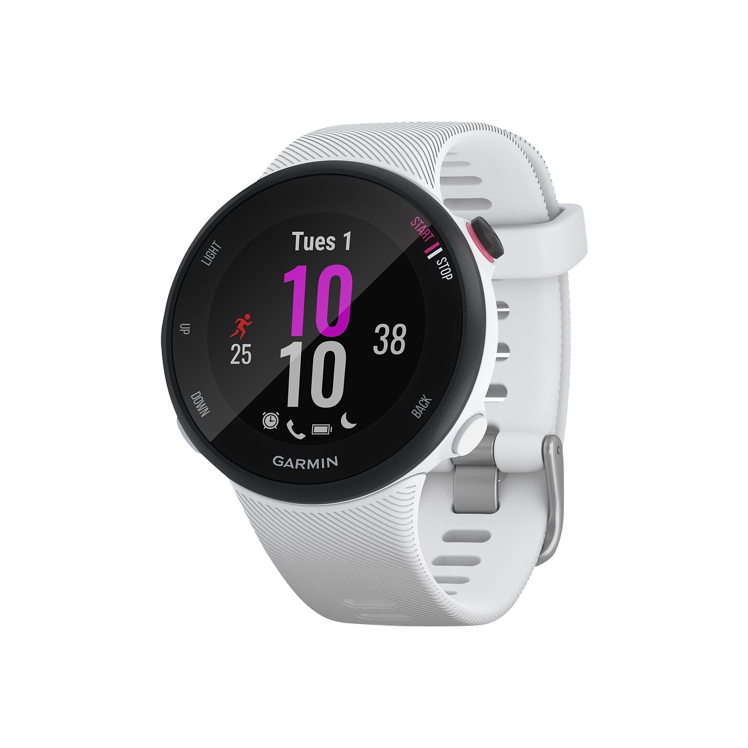 Garmin Forerunner 45S Running Watch, White (010-02156-00)