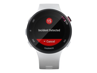 Garmin Forerunner 45S Running Watch, White (010-02156-00)