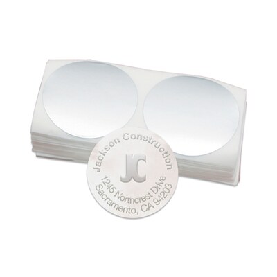Silver Foil Seals, Round, 1.88 Diameter