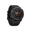 Garmin fenix 6X Pro Solar Multisport GPS Watch, Titanium Carbon Gray DLC with Black Band (010-02157-20)