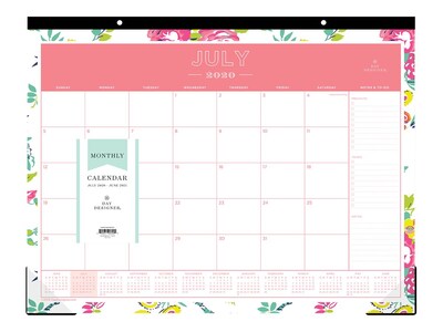 2020-2021 Day Designer 17 x 22 Desk Pad Calendar, Peyton White, Multicolor (107938-A21)