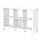 Bush Furniture Broadview 6 Cube Storage Bookcase, Pure White (BDB145WH-03)