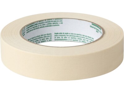 Duck General Purpose Heavy Duty Masking Tape, 0.94" x 60 yds., Beige, 2 Rolls/Pack (PG-2-2)
