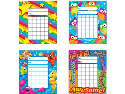 TREND enterprises, Inc. Incentive Pad, Assorted Colors, 36 Charts/Pad (T-09085)