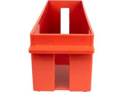 CONTROLTEK Quarters Coin Tray, 1 Compartment, Orange (560168)
