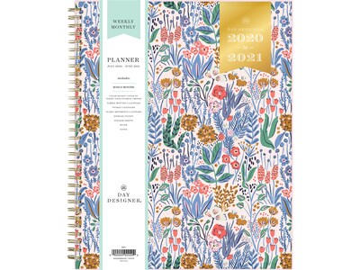 2020-2021 Blue Sky 8.5 x 11 Planner, Day Designer, Jungle Garden Blush (121588)