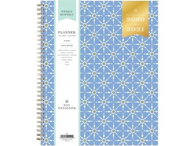 2020-2021 Blue Sky 8.5 x 11 Planner, Day Designer, Shoji (118321)