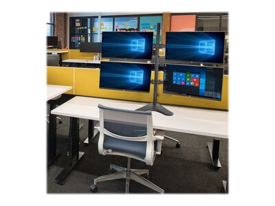 Mount-lt! Adjustable Monitor Stand, Up to 32", Black (MI-2784)